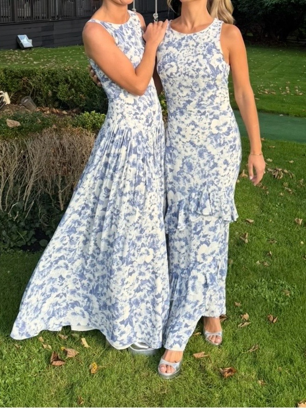 Reformation Camella Dress In Larkspur, worn once - Picture 16 of 16